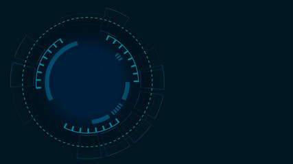 Abstract Digital Technology Cycle background.Business growth transformation to digital and Successful financial technology.