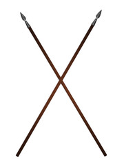 Double old javelins 3d rendering