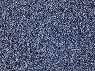 Poppy seeds. Top view. Texture and background.