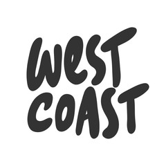 Sticker for social media content. Vector hand drawn illustration design. 