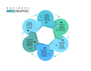 Abstract infographics template. Vector illustration