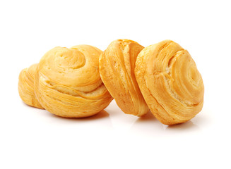 Bread on a white background