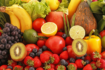 新鮮な野菜と果物