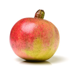 Juicy pomegranate on white background 