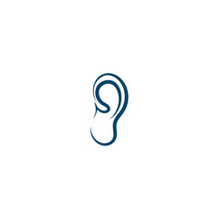 ear logo and symbols vector app icons