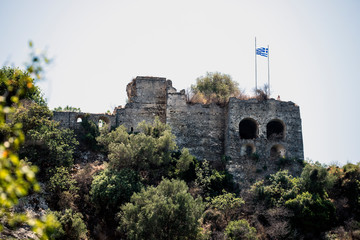 Obraz premium tower of castle greece