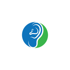 ear logo and symbols vector app icons