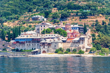 Xenophontos monastery in Athos, Greece