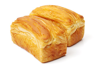 Bread on a white background