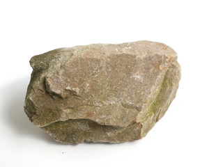 Granite background image Or natural stone on the White Blackground