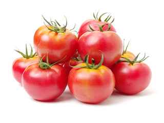 Fresh tomato isolated on white background