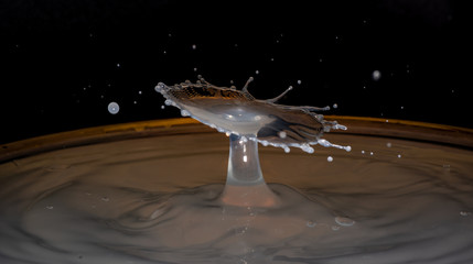 Gocce, acqua, drop, goccia d'acqua