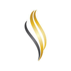 Obraz premium hair logo and symbol design vector template