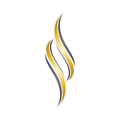 Obraz premium hair logo and symbol design vector template