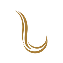 hair logo and symbol design vector template