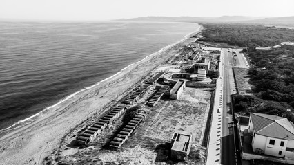 Fototapeta premium platamona, lido iride, mare., sardegna