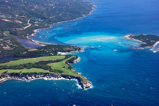 Pointe de Sperone near Bonifacio in the south of Corsica