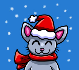 Happy Stylized Christmas Card