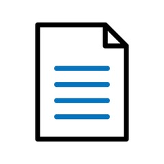 Document Icon With White Background