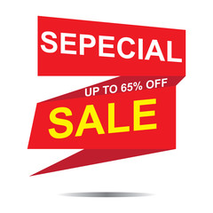 Sale banner. Vector illustration modern template design for web