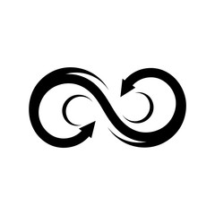 infinity logo and symbol template icons vector