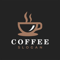 Vector of coffee cup for logo template design.