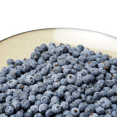 Blueberry on a white background