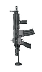 Compact Small Barrel Rifle (SBR) on white background