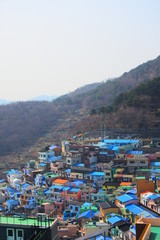 Fototapeta na wymiar the colorful village in Busan, Korea