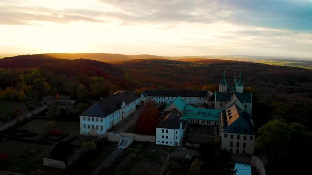 Benediktiner Kloster Huysburg auf der Huy bei Halberstadt in Deutschland