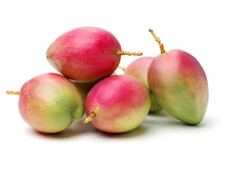 mangos on white background 