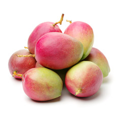 mangos on white background 