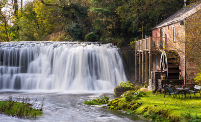 Rutter Falls, Cumbria - Picturesque waterfall and mill near Appleby, Cumbria