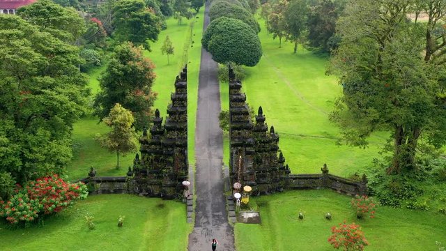 Handara gate, Bali, Indonesia. Travel - video