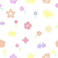 flower seamless pattern background icon.