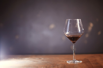concept alcohol glass / beautiful glass, wine restaurant tasting aged wine