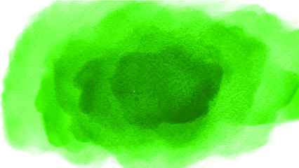 Green watercolor background for your design, watercolor background concept, vector.