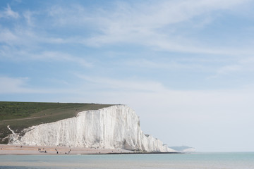 white chalk cliffs of dover