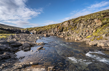 morning light over Eastern Fjord Berufjoerdur, Iceland,landscape photography