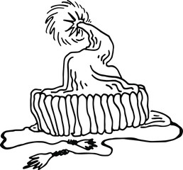 hand draw winter clothes gifts