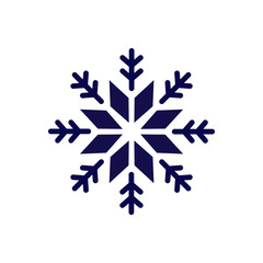 Snowflake Vector Christmas Icon Snow