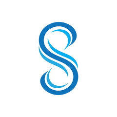 LETTER S logo and symbols template vector icons