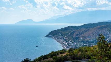 Ayu-Dag mountain in Gurzuf, Crimea, Travel during Summer