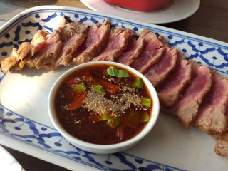 Ternera con salsa picante