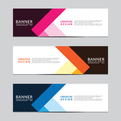 Fototapeta premium Vector abstract geometric design banner web template. Modern design. Vector illustration