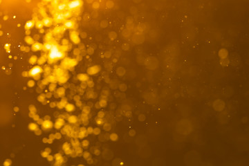 Abstract Yellow bokeh Background