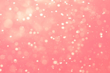 Abstract Pink bokeh defocus glitter blur background.