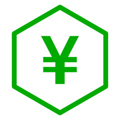 Fototapeta premium Yen und Wabe