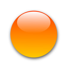 orange button with reflection
