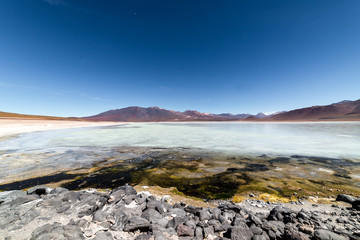 Laguna Blanca, White Lagoon, Eduardo Avaroa National reserve, Bolvia